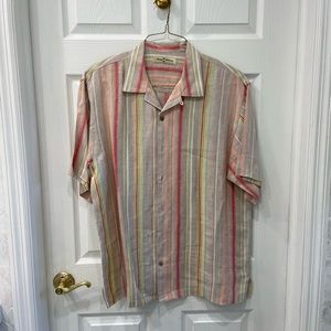 Striped Tommy Bahama Short Sleeve Button Down